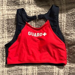 Lifeguard bikini Top